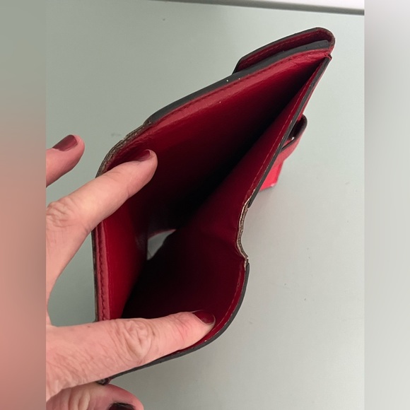 Louis Vuitton Cerise Pallas Compact Monogram & Red Leather Wallet CA4175 - Picture 12 of 17